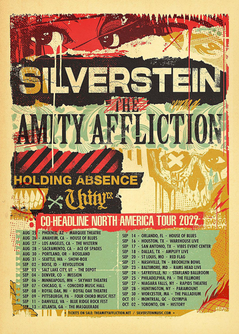 Silverstein & The Amity Affliction at Worcester Palladium