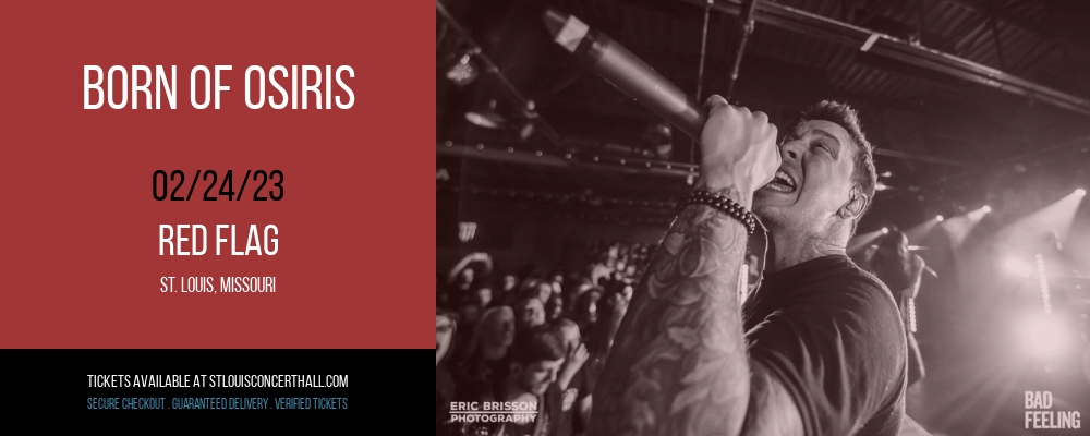 Born of Osiris at Red Flag tickets Born of Osiris at Red Flag
