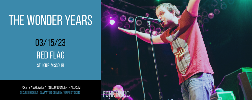 The Wonder Years at Red Flag tickets The Wonder Years at Red Flag