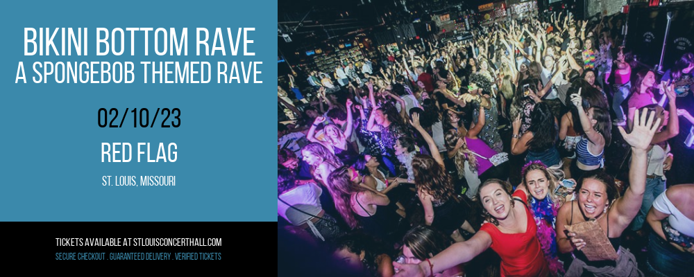 Bikini Bottom Rave - A SpongeBob Themed Rave at Red Flag tickets Bikini Bottom Rave - A SpongeBob Themed Rave at Red Flag