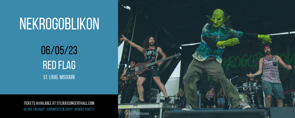 Nekrogoblikon at Red Flag tickets Nekrogoblikon at Red Flag