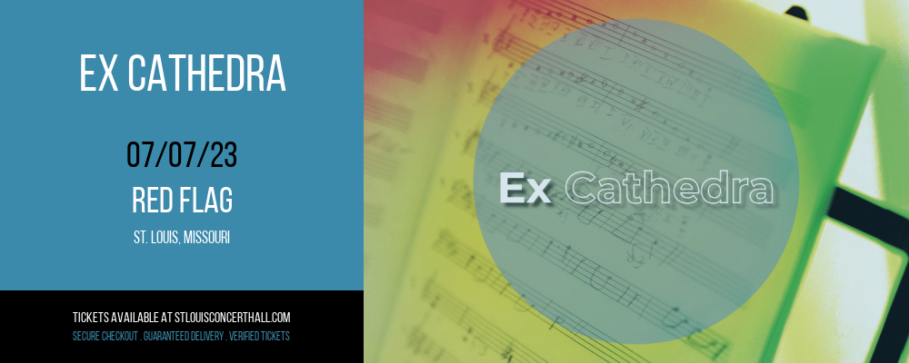 Ex Cathedra at Red Flag tickets Ex Cathedra at Red Flag