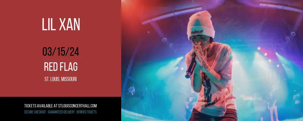 Lil Xan at Red Flag